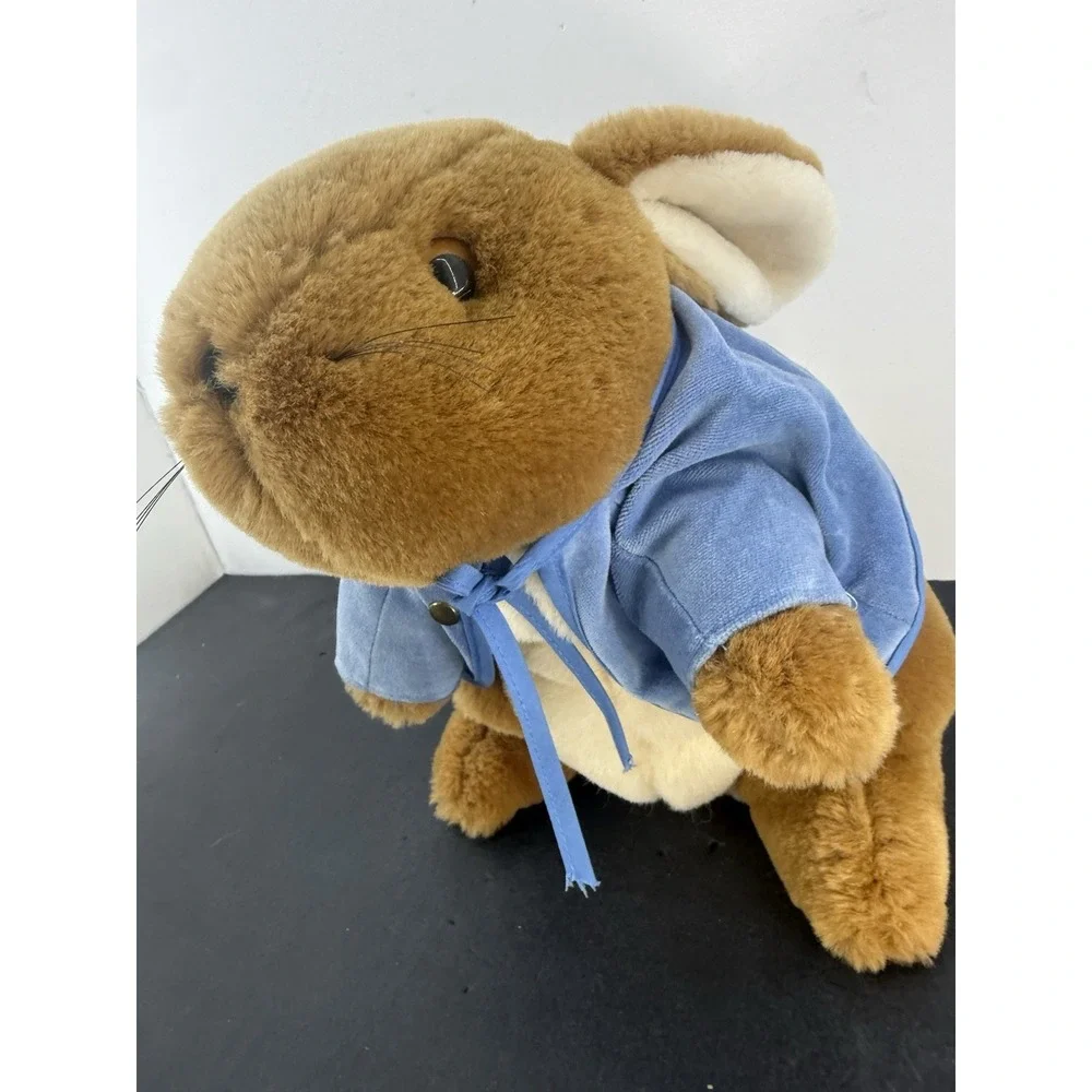 EDEN Toys Beatrix Potter Peter Rabbit 7 inch Bunny Plush Stuffed Animal BlueCoat